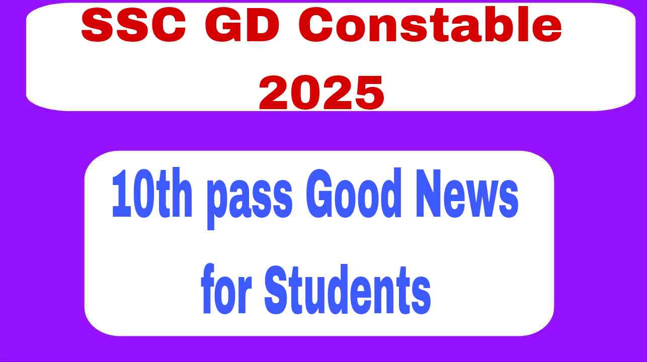 SSC GD Constable 2025