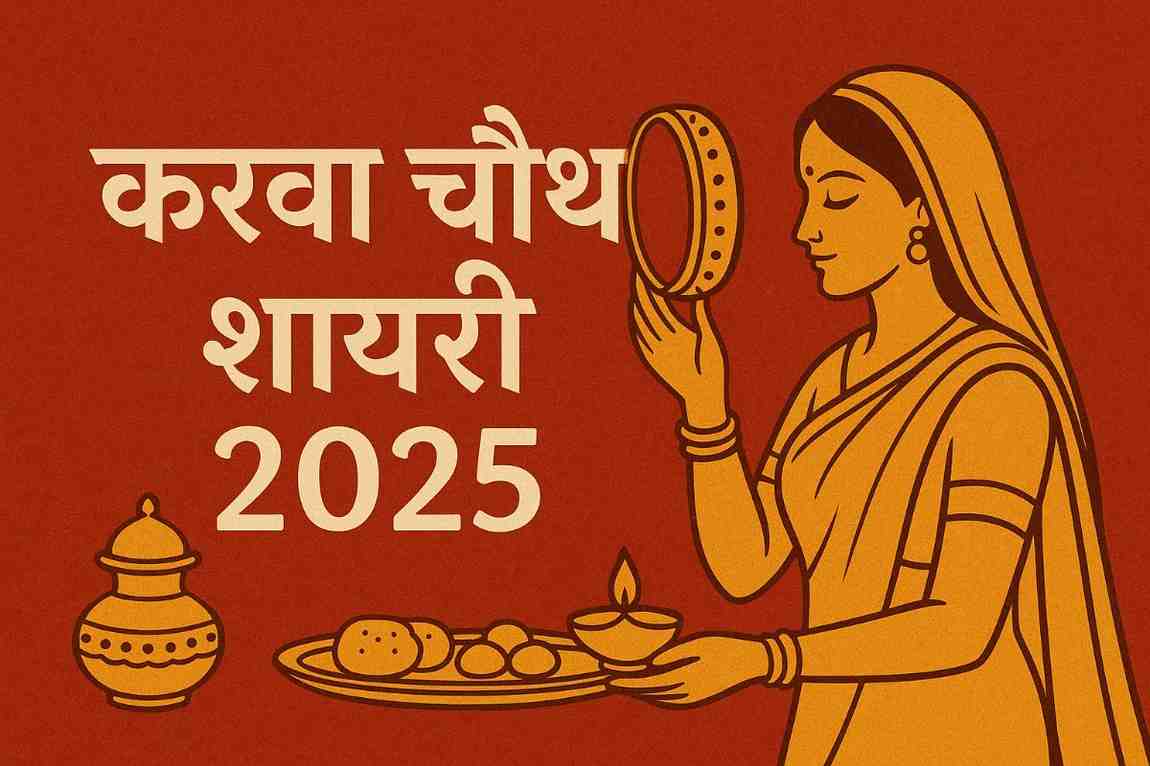 करवा चौथ शायरी 2025